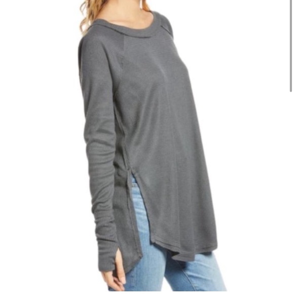 FREE PEOPLE | Snowy Thermal, Blue/Gray size small - Picture 11 of 11